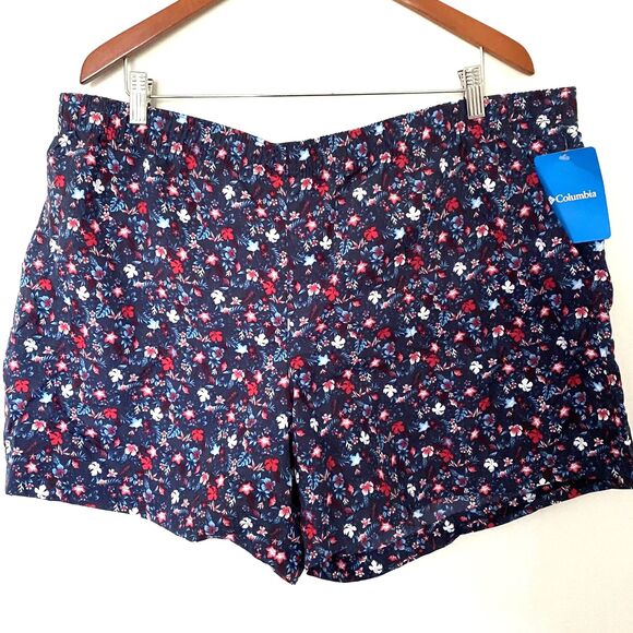 NWT Columbia Sandy River II Printed Shorts Quick-Dry Gorpcore Outdoor Sz XXL - Picture 2 of 11